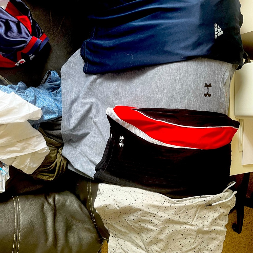 Under armour, adidas, Jordan and puma